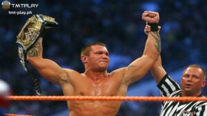 Ang larawang ito ay pinapakita si Randy Orton, isang wrestler sa WWE